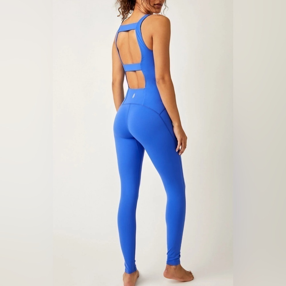 NWOT Free People, Never Better One Piece, XS in Electric Cobalt